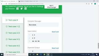 Between Two Sets HackerRank Solution with github code