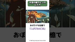 ラピュタの影の主人公、ムスカ大佐と天空の城ラピュタの雑学4 #shorts