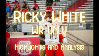 Sneakiest Upside in the 2025 NFL Draft?? Ricky White WR UNLV