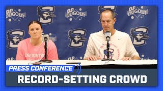 Creighton Women's Basketball SETS HOME ATTENDANCE RECORD in Loss to UConn | FULL PRESS CONFERENCE