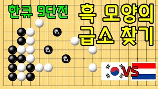 baduk school 바둑스쿨 / 실전바둑 / 흑 모양의 급소 찾기