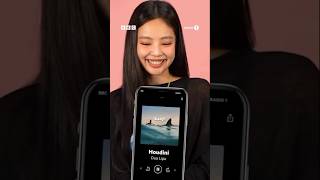 Jennie guesses songs by artists with different speeds! 💓✨ #jennie #blackpink #shorts