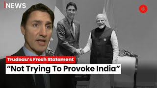 Justin Trudeau: “Not Trying To Provoke India” | Hardeep Singh Nijjar | India Canada News | Khalistan