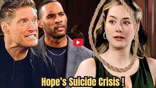 B\u0026B Spoiler: Suicide Crisis!!Hope's Darkest Hour! Deacon Saves Daughter’s Life! #boldandbeautiful