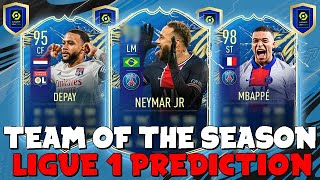 FIFA 21 LIGUE 1 TEAM OF THE SEASON ! FRENCH LIGUE TOTS PREDICTION | Ft MBAPPE, NEYMAR, DEPAY, YEDDER