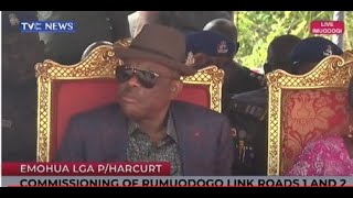 [ Live ] Wike Inaugurates Rumuodogho Link Roads 1& 2 In Emohua, Rivers