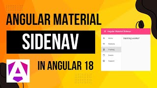 How to create Angular Material Sidenav in Angular 18? | Control Flow @for #angular