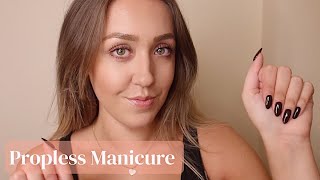 ASMR Propless Manicure Roleplay (Hand Massage/Filing/Painting Nails)