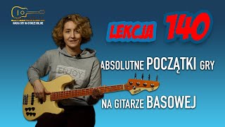 Lekcja 140. Absolutne początki gry na gitarze basowej. #guitar #lesson #cover #tutorial