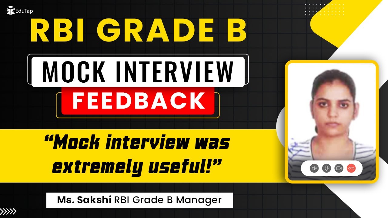 RBI Grade B Interview | How To Prepare RBI Manager Interview | EduTap ...