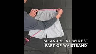 How to measure boys shorts