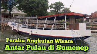 Perahu Angkutan Wisata Antar Pulau di Sumenep