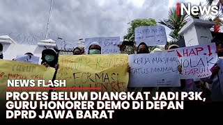 Ratusan Guru Honorer Jawa Barat Gelar Long March Tuntut Kepastian Status P3K | News Flash