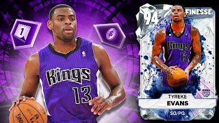 DIAMOND TYREKE EVANS IS A DO IT ALL 6'6 BUDGET PG IN NBA 2K25 MyTEAM!!