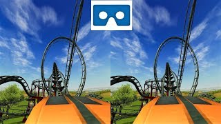 Roller Coaster 3D VR video 3D SBS VR box google cardboard 3
