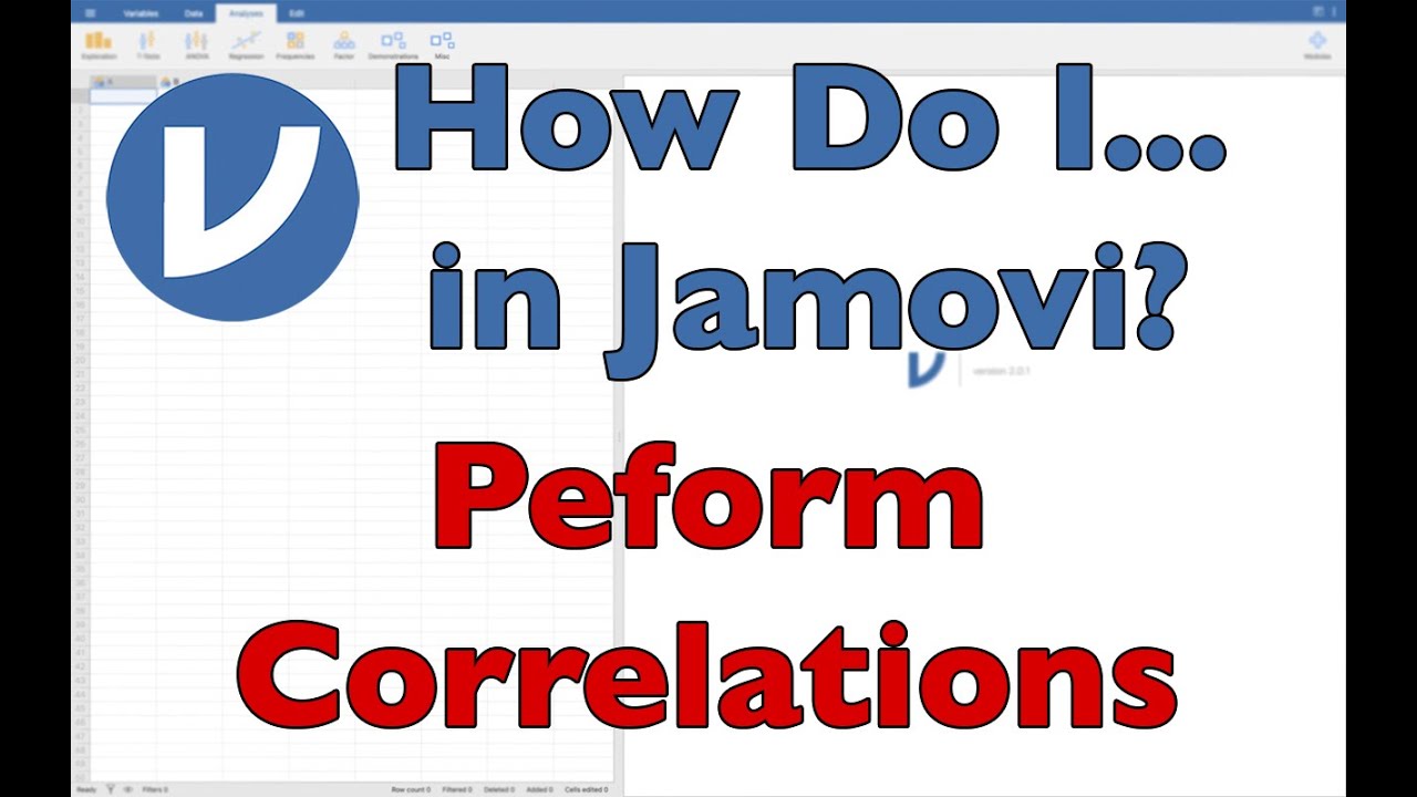 How Do I Perform Correlations In Jamovi 2022 Youtube