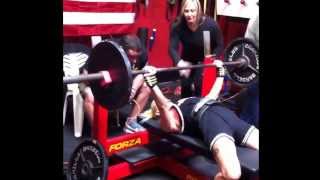 Victoria Lodise IPA powerlifting body weight 112 smoked 135 lbs