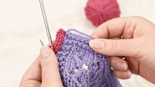 How to Knit an Attached I-cord