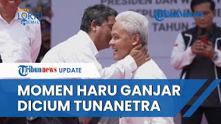 Detik-detik Wajah Ganjar Dicium Tunanetra, Kenali Lebih Dalam Sosok Capres 03: Bapak Orang Jujur