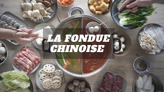 FONDUE CHINOISE DE A à Z – RECETTE FACILE (bouillon, pâte saté, sauce, préparation des ingrédients)