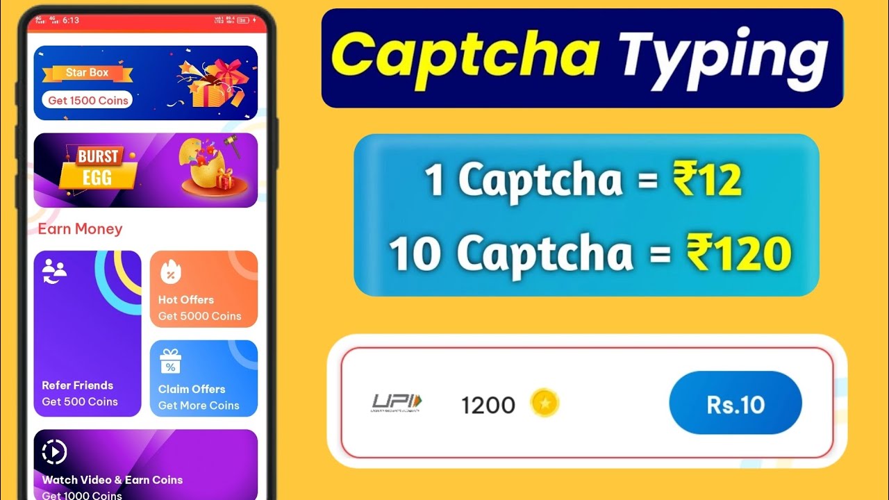 Captcha Typing Job In Mobile Captcha Job App Payment Proof Captcha