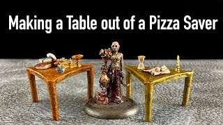 Making a Table out of a Pizza Saver.