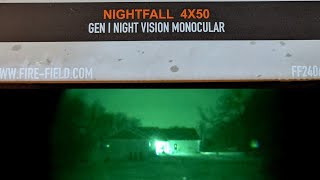 Firefield Nightfall Gen 1 Night Vision Monocular Review