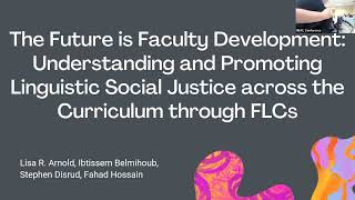 H.4 The Future is Faculty Development Communities