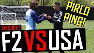 The F2 & NYCFC | David Villa vs. Andrea Pirlo | Trick Shot Challenge