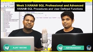 HANA® SQL Procedures and User Defined Functions