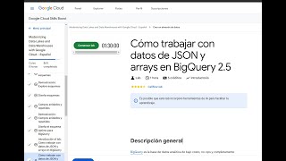 Cómo trabajar con datos de JSON y arrays en BigQuery 2.5