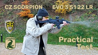 CZ SCORPION EVO 3 S1 22 LR Practical Test