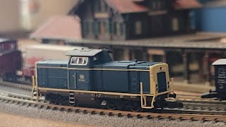 Marklin 88697 BR212 Diesel Locomotive Test Run at z.scale.hobo 06.23.2023