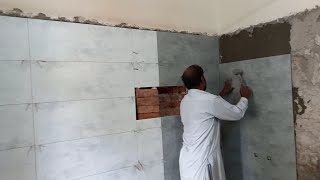 Excellent work in Bathroom wall and floor tile installation process || A to z bathroom tiling