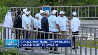 Momen Jokowi Motret Pemimpin Dunia Di World Water Forum Ke-10
