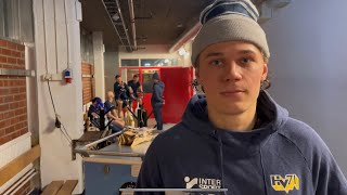 Måns Lindbäck i HVTV efter 7-3 mot Södertälje.