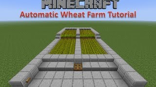 Minecraft Automatic Wheat Farm Tutorial