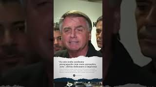 “Não tenho nenhuma preocupação com as acusações. Zero”, diz Bolsonaro à imprensa