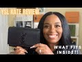 YSL KATE SMALL 2 YEAR REVIEW + WHAT FITS INSIDE | MY FAVORITE LUXURY BAG?! | BRWNGIRLLUXE