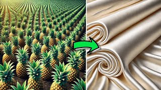 From Waste to Resources: Amazing process Recycling Pineapple leaves turn into Fiber