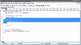 jQuery Tutorial 174 Countdown to redirect