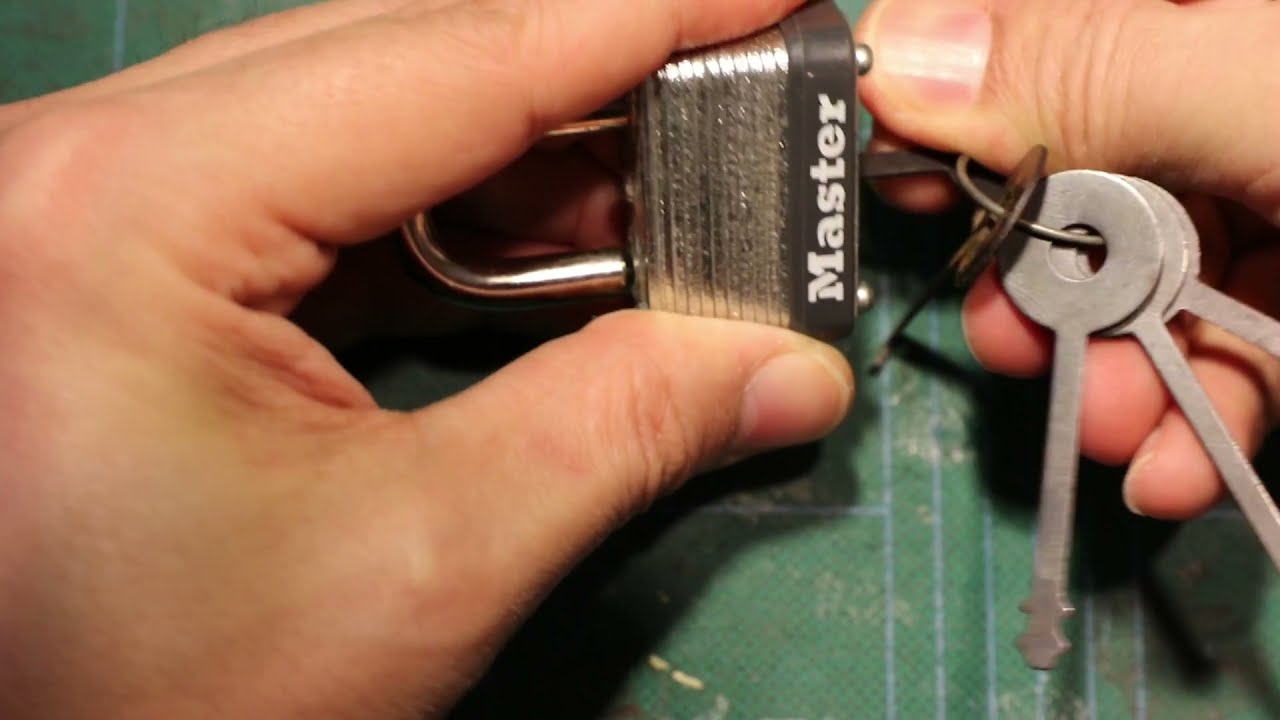 Master Lock 22 Warded Padlock Pick Youtube