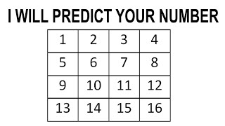 This trick will FOOL You | I will predict your number
