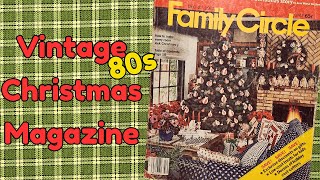 Vintage 1980s Christmas Nostalgia | Family Circle December 1981 | Magazine Flip Through