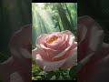 a beautiful big pink rose in the forest ytshortsvideo