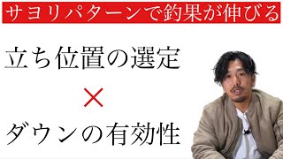 【サヨリパターン】シーバスの釣果が伸びる立ち位置の選び方とダウンの有効性！