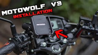 Raider 150 fi | Motowolf phone holder v3 installation