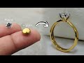 How To Make Gold Diamond  Ring?- Gold  Ring-Handmade Jewellery