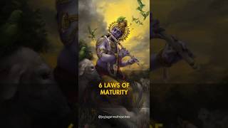 || 6 Laws of Maturity ❤️🙏 || Mahabharat Theme Song #krishna #mahabharat #radhakrishna #jagannath