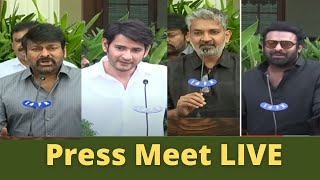Tollywood Celebs Press Meet LIVE: Chiranjeevi | Mahesh Babu | Prabhas | Cm Jagan | ZEE Telugu News